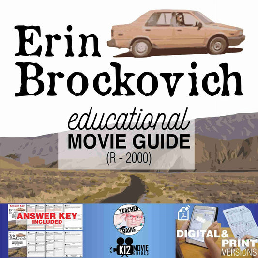 Erin Brockovich Movie Guide | Questions | Worksheet (R - 2000) Cover