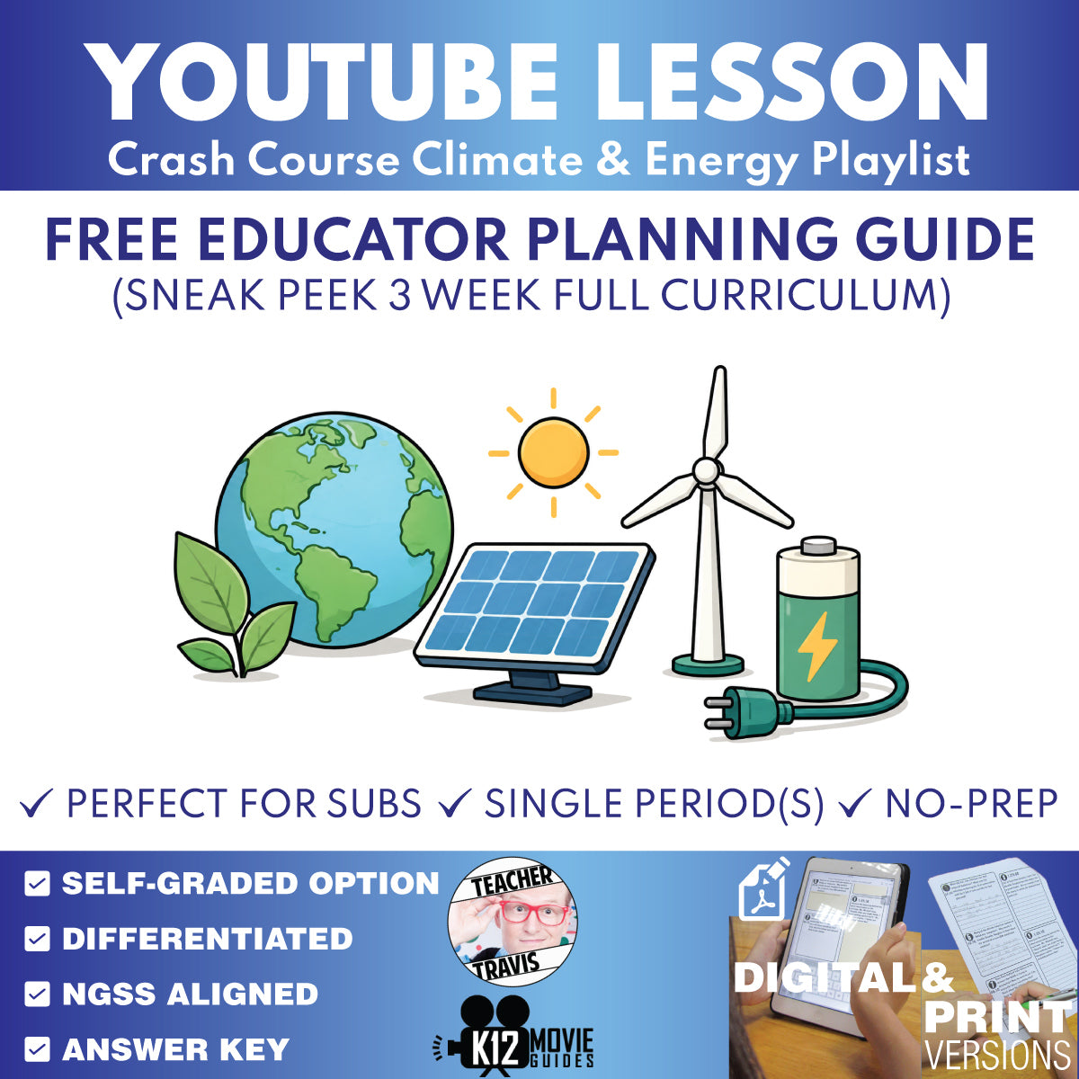 Free Crash Course Climate & Energy Full Curriculum Educator Planning Guide