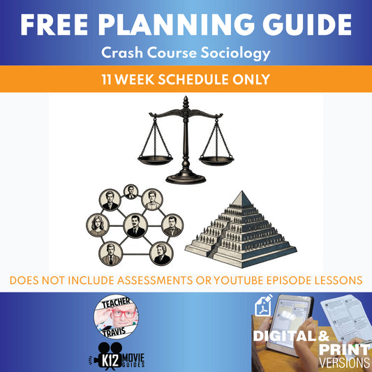 Free Crash Course Sociology Full Curriculum Educator Planning Guide cover image