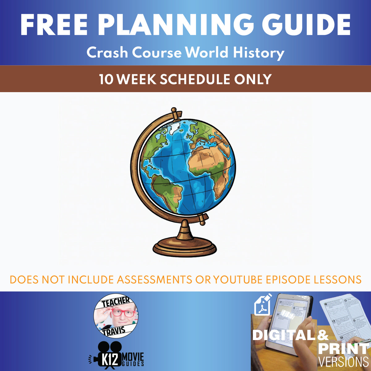 Free Crash Course World History Full Curriculum Educator Planning Guide