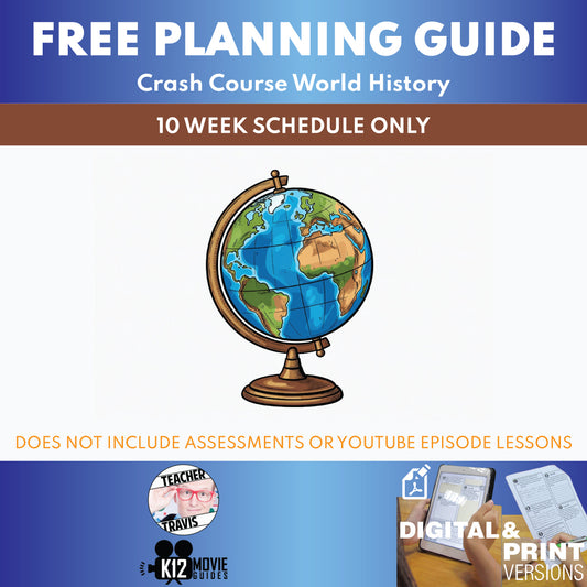 Free Crash Course World History Full Curriculum Educator Planning Guide cover image