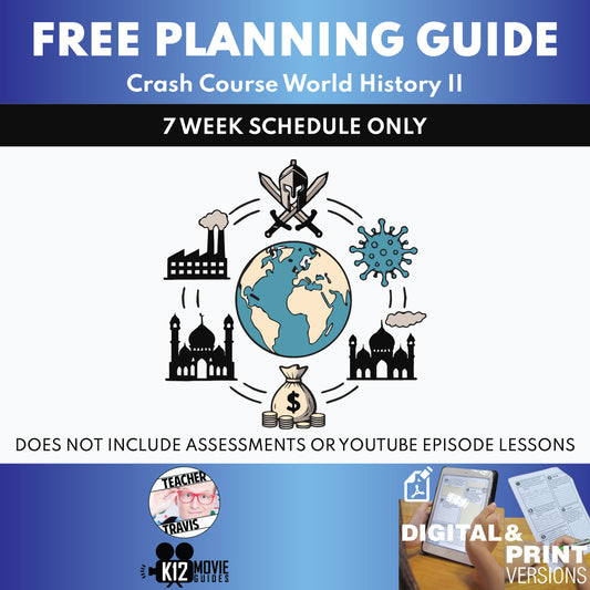 Free Crash Course World History II Full Curriculum Educator Planning Guide cover image