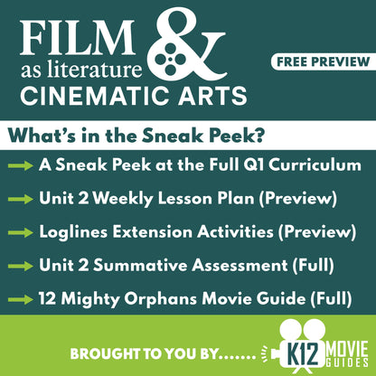 Film as Literature & Cinematic Arts — FREE Sneak-Peek Preview