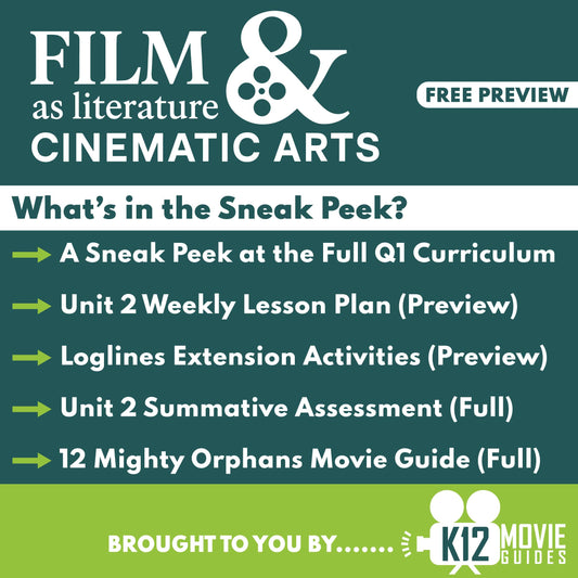 Film as Literature & Cinematic Arts — FREE Sneak-Peek Preview