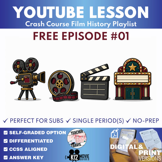 FREE Crash Course Film History #1 Movies are Magic | YouTube Video Lesson