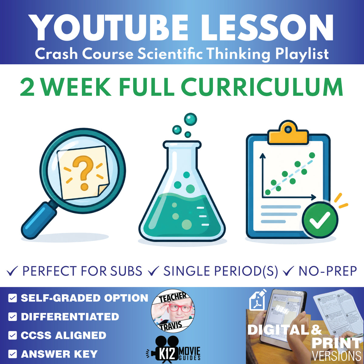 Crash Course Scientific Thinking Full Curriculum | 7 Video Lessons + Assessments