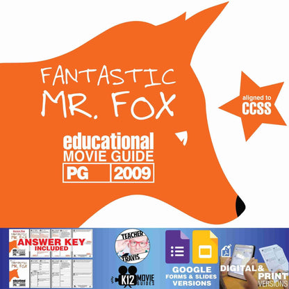 Fantastic Mr. Fox Movie Guide | Worksheet | Questions | Google Slide (PG - 2009)