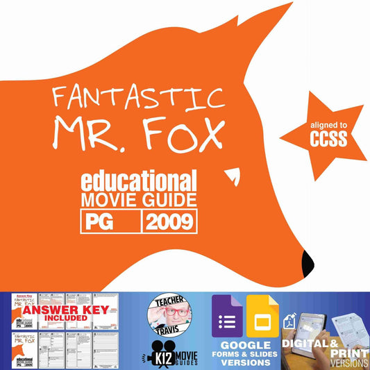 Fantastic Mr. Fox Movie Guide | Worksheet | Questions | Google Slide (PG - 2009)