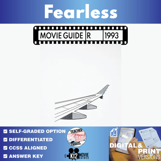 Fearless Movie Guide Questions & Worksheet (1993)