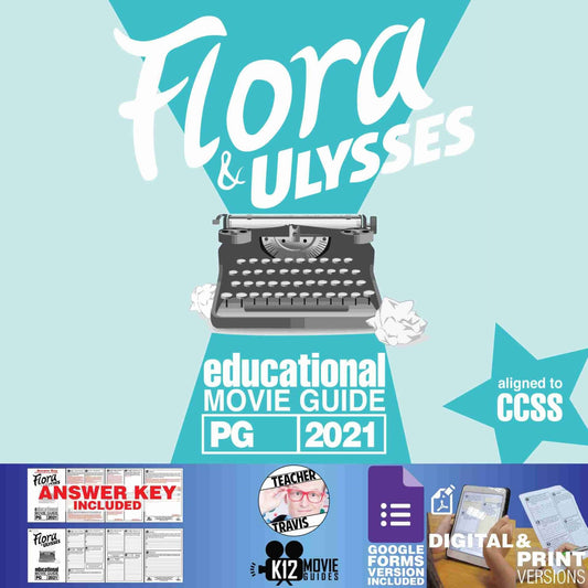 Flora & Ulysses Movie Guide | Worksheet | Questions | Google Form (PG - 2021) Cover