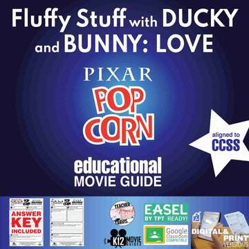 Fluffy Stuff with Ducky and Bunny: Love Pixar Popcorn Short Video Guide (2021) Cover