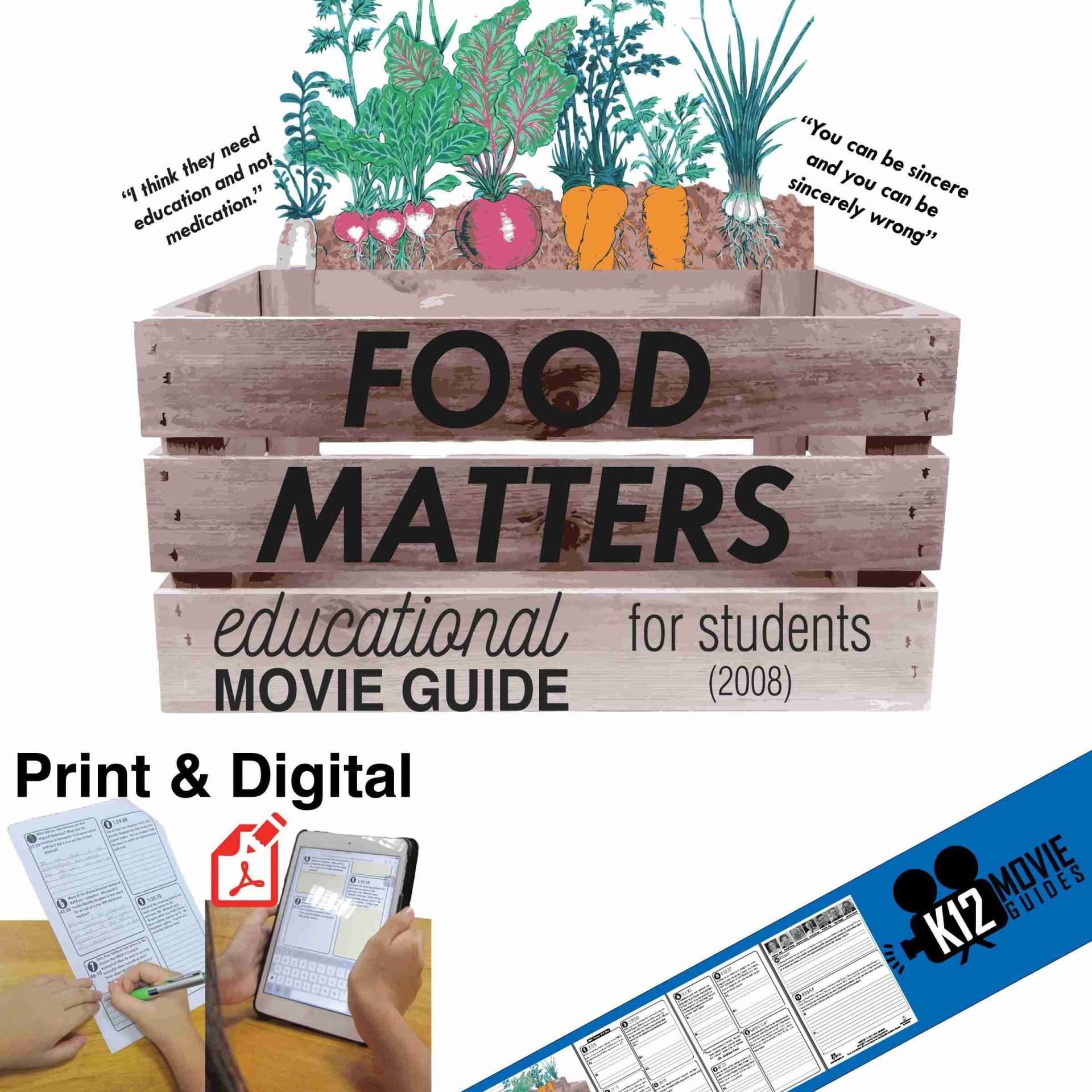 Food Matters Movie Guide (2008) Cover