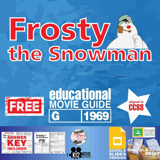 Frosty the Snowman Free Christmas Activity Movie Guide (G - 1969) Cover