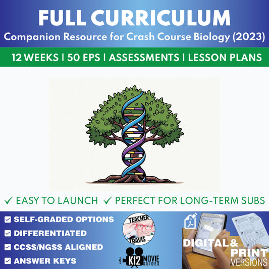 Crash Course Biology Full Curriculum Bundle cover image