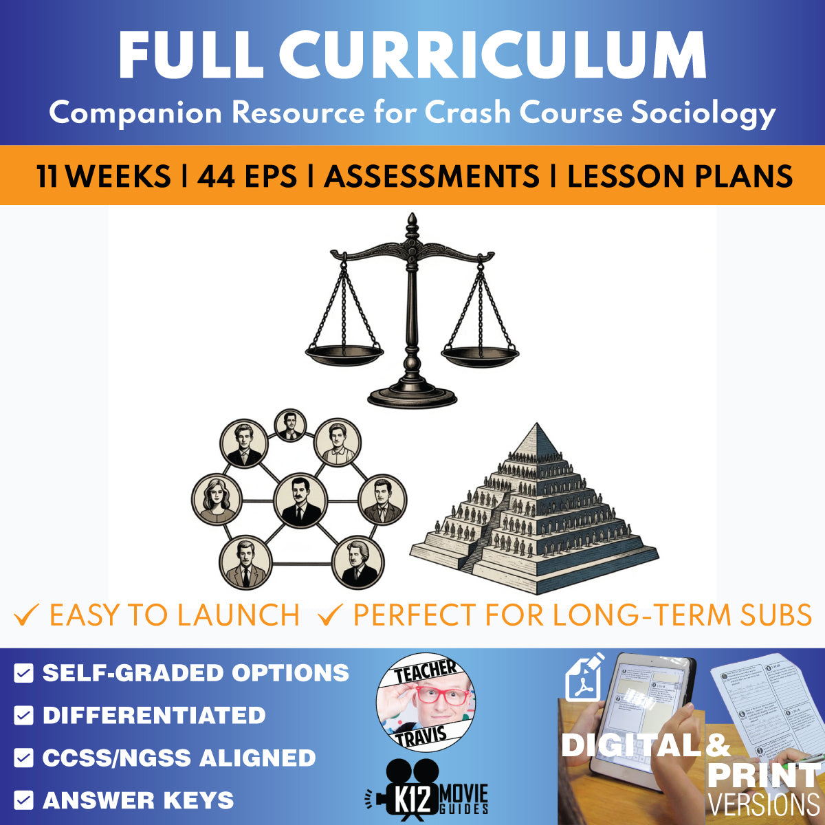 Crash Course Sociology Full Curriculum Bundle