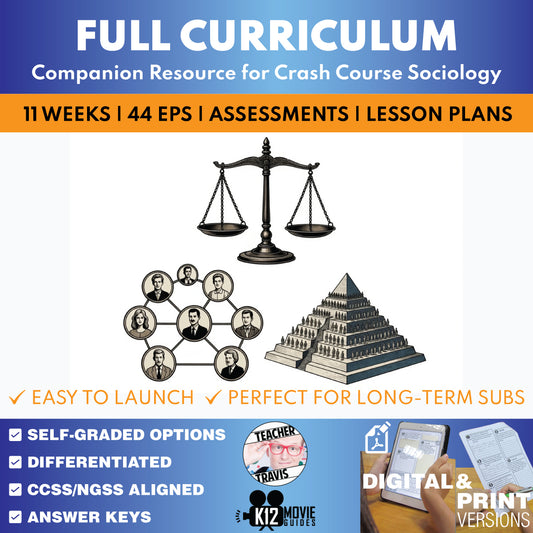 Crash Course Sociology Full Curriculum Bundle cover image