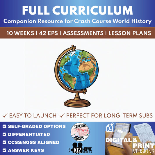 Crash Course World History Full Curriculum Bundle cover image