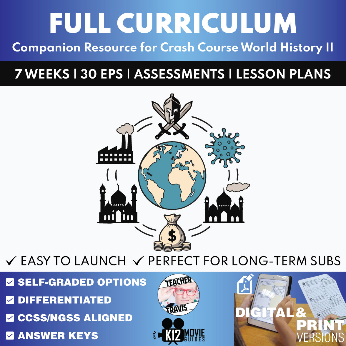 Crash Course World History II Full Curriculum Bundle