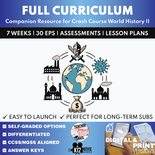 Crash Course World History II Full Curriculum Bundle cover image