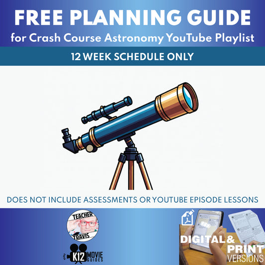 Free Crash Course Astronomy Full Curriculum Educator Planning Guide