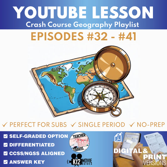 Crash Course Geography #32-#41 Video Lesson Set | Migration, Borders & Development