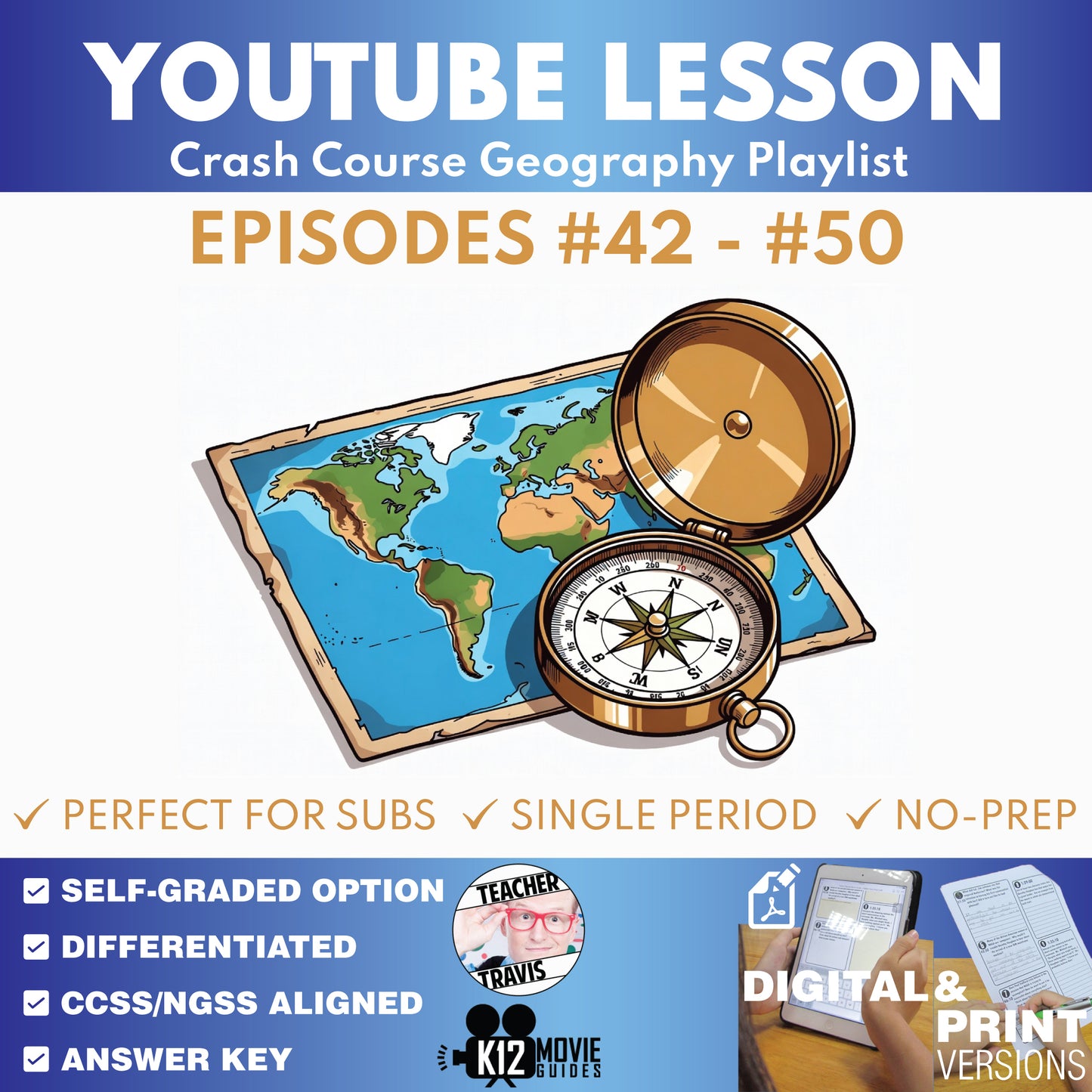 Crash Course Geography #42-#50 Video Lesson Set | Food, Cities & Sustainable Futures cover image