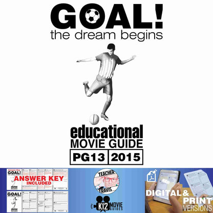 Goal! The Dream Begins Movie Guide | Questions | Worksheet (PG13 - 2005) Cover