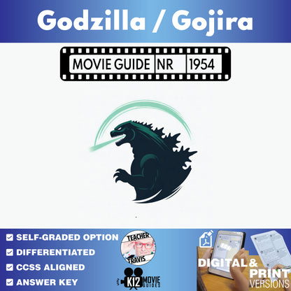 Godzilla (Gojira) Movie Guide Questions & Worksheet (1954)