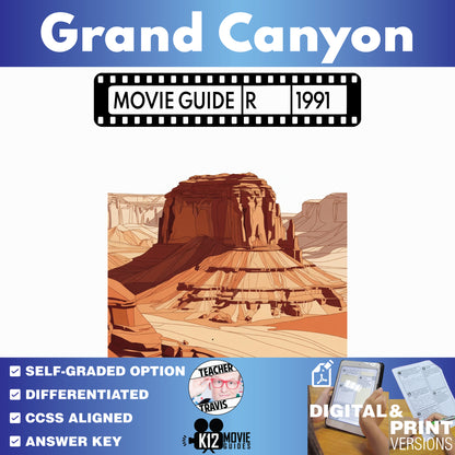 Grand Canyon Movie Guide Questions & Worksheet cover image