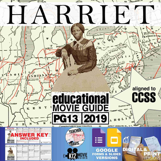 Harriet Movie Guide | Questions | Worksheet | Google Slides (PG13 - 2019)