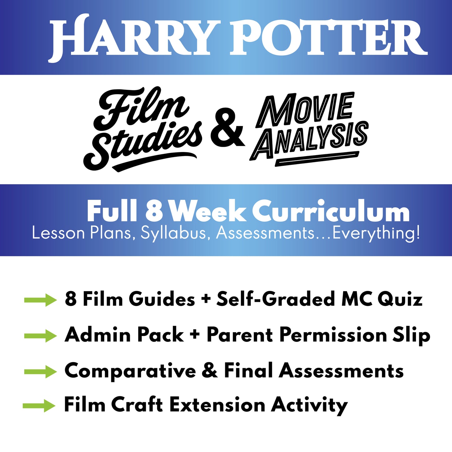 Harry Potter Film Study Mini Unit: Becoming Full Curriculum