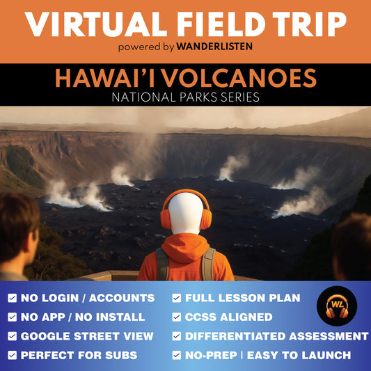 Hawaiʻi Volcanoes National Park Virtual Field Trip Lesson | Google Slides + Quiz