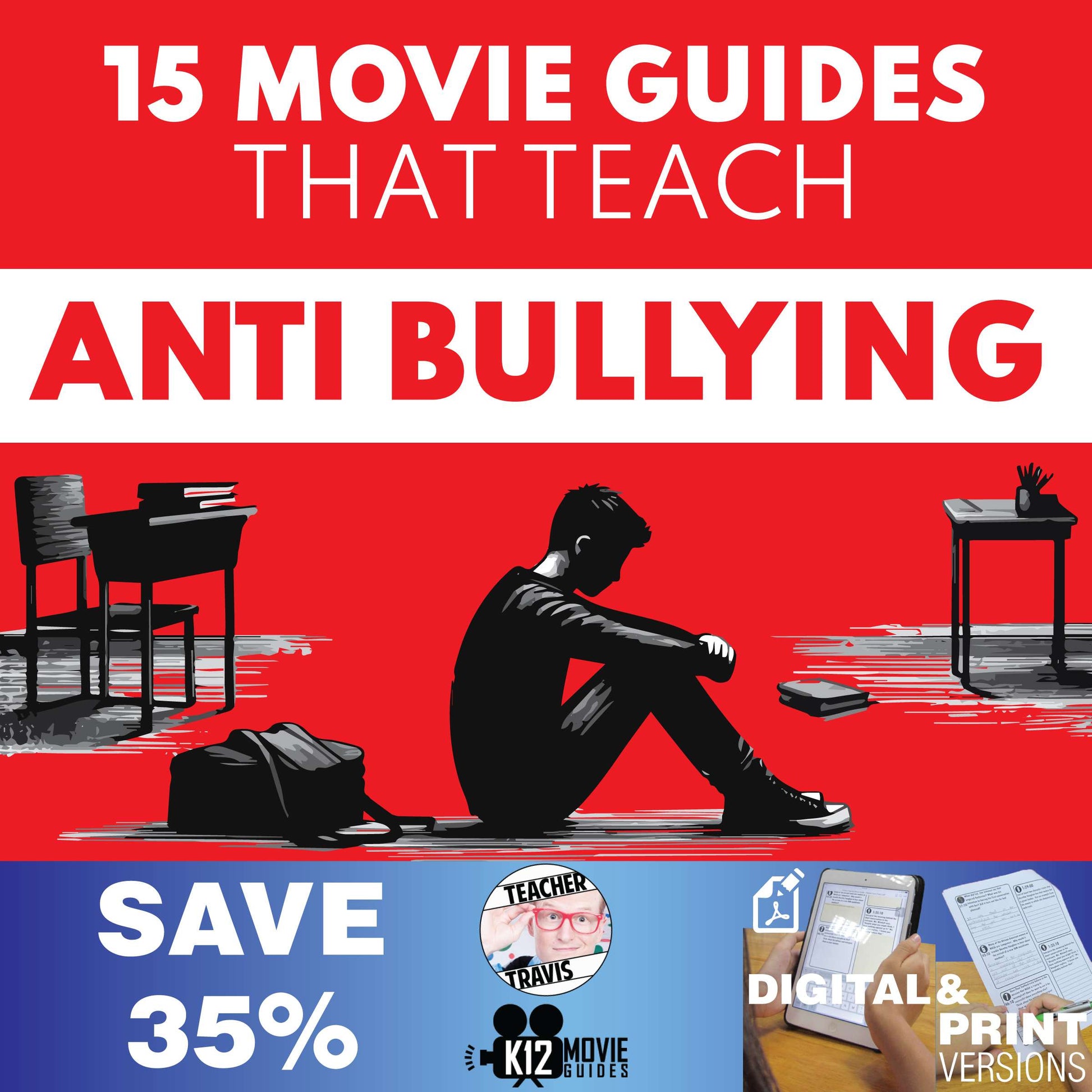 Teach High School Teenagers Anti Bullying | 15 Movie Guides Cover