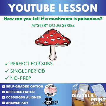 Mystery Doug - How Can You Tell If a Mushroom Is Poisonous - YouTube Video Lesson