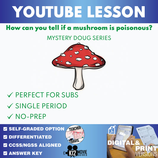 Mystery Doug - How Can You Tell If a Mushroom Is Poisonous - YouTube Video Lesson