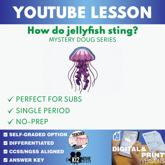 Mystery Doug - How Do Jellyfish Sting - YouTube Video Lesson
