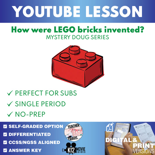 Mystery Doug - How Were LEGO Bricks Invented - YouTube Video Lesson