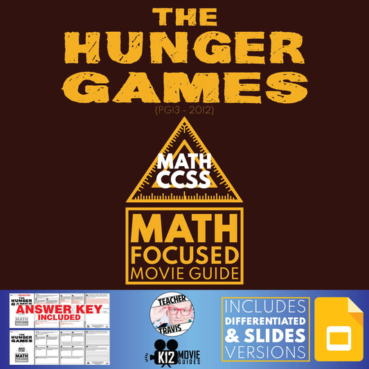 The Hunger Games (2012) Math Focused Movie Guide Cover