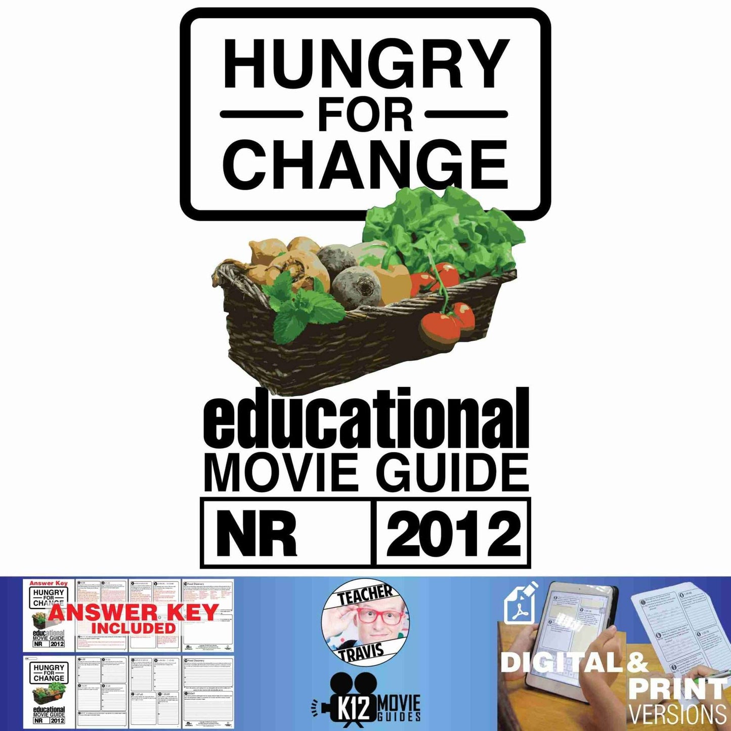 Hungry For Change Documentary Movie Guide | Questions | Worksheet (2012) Cover