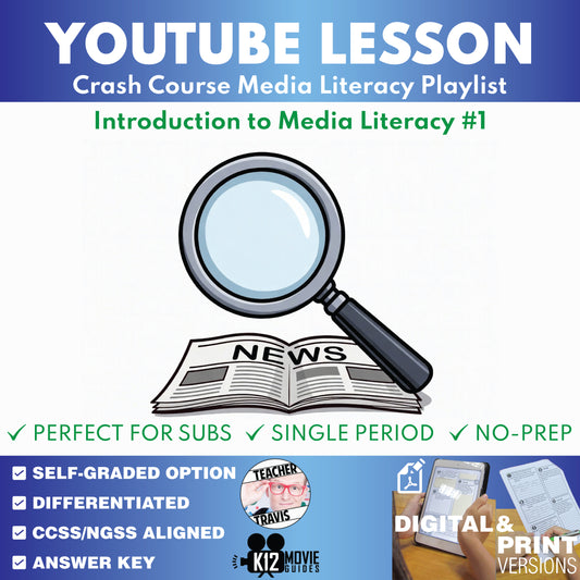 Crash Course - Introduction to Media Literacy: Crash Course Media Literacy #1 - YouTube Video Lesson