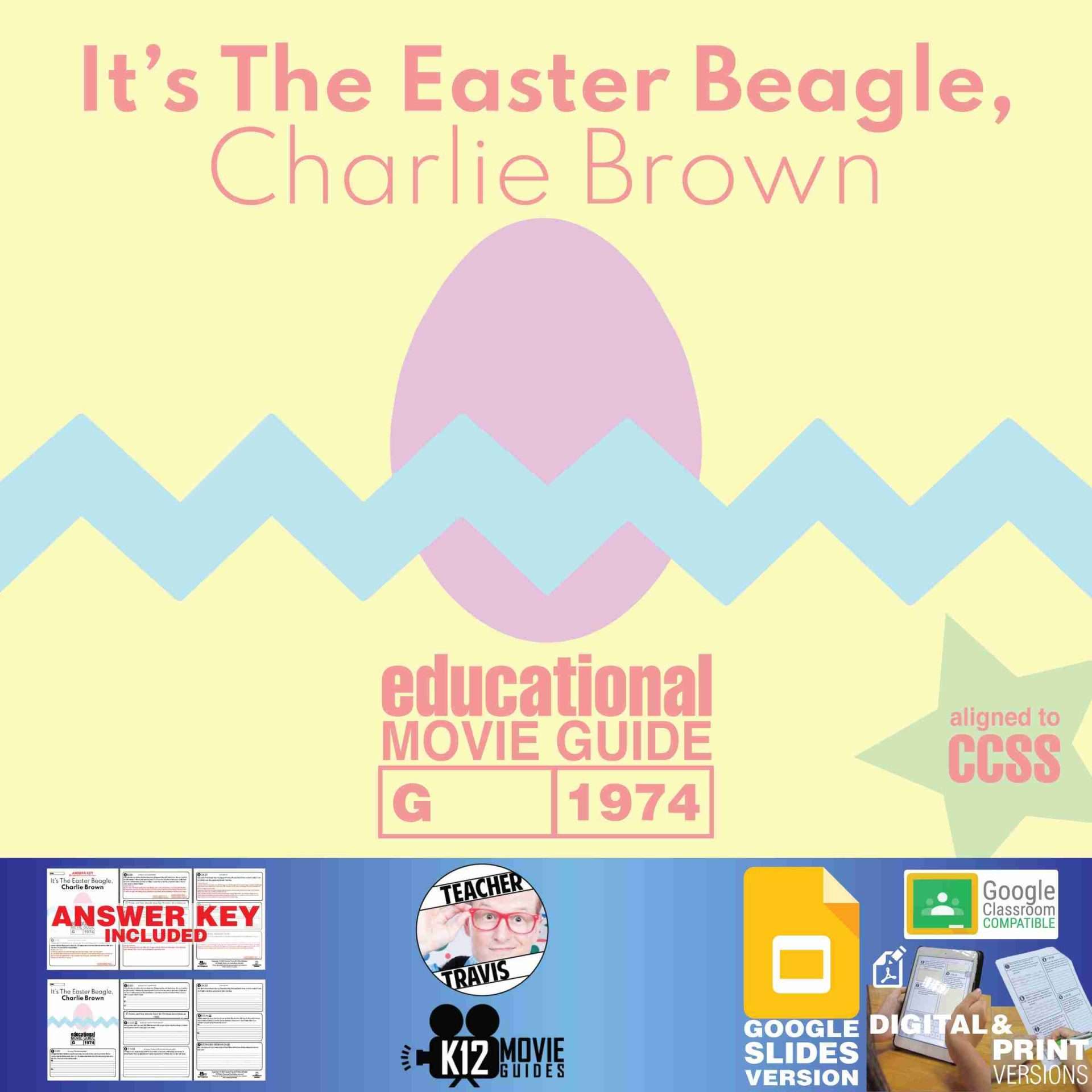 It's The Easter Beagle, Charlie Brown (G - 1974) Video Guide | Easter Activity Cover