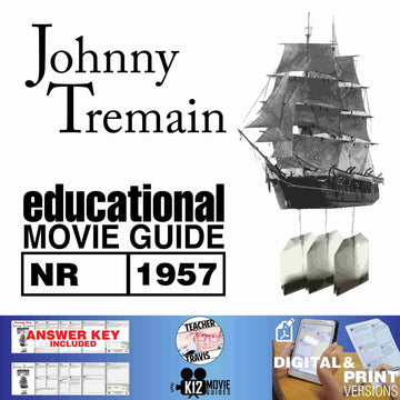 Johnny Tremain Movie Guide | Questions | Worksheet (NR - 1957) Cover