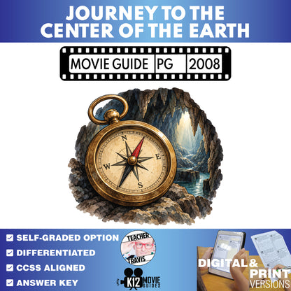 Journey to the Center of the Earth Movie Guide | Two Grade-Band Options (PG - 2008)