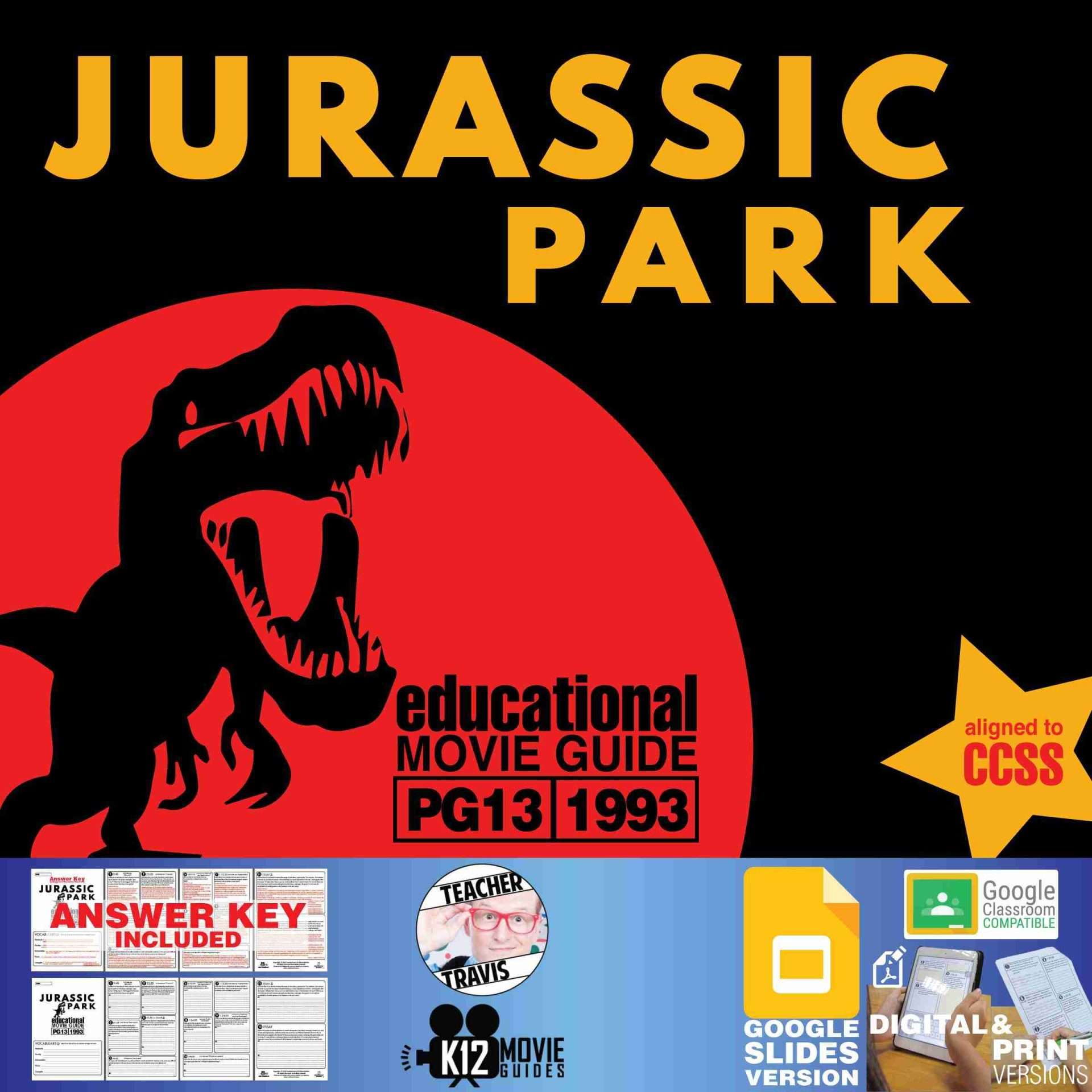 Jurassic Park Movie Guide | Nature vs Technology | Ethics (PG-13 - 1993) Cover