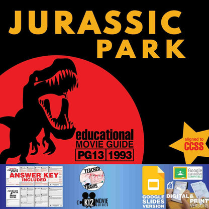 Jurassic Park Movie Guide | Nature vs Technology | Ethics (PG-13 - 1993) Cover