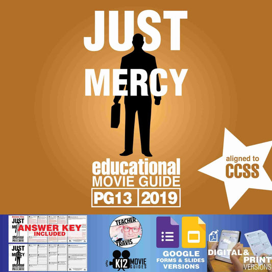 Just Mercy Movie Guide | Questions | Worksheet | Google Slides (PG13 - 2019)
