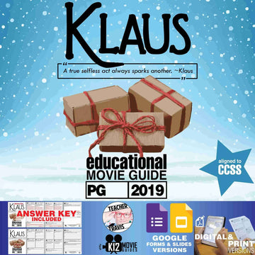 Klaus Movie Guide | Questions | Worksheet | Google Formats (PG - 2019)