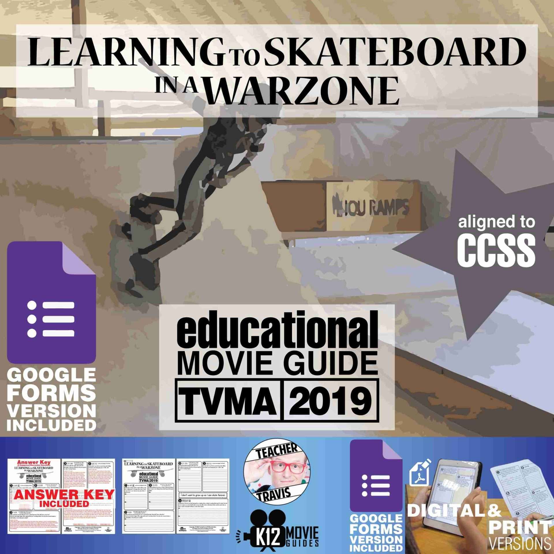 Learning to Skateboard in a Warzone Documentary Movie Guide | Worksheet (2019) Cover