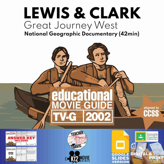 Lewis and Clark: Great Journey West Documentary (TV - 2002) Cover