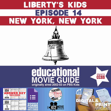 Liberty's Kids | New York, New York Episode 14 (E14) - Movie Guide | Worksheet Cover
